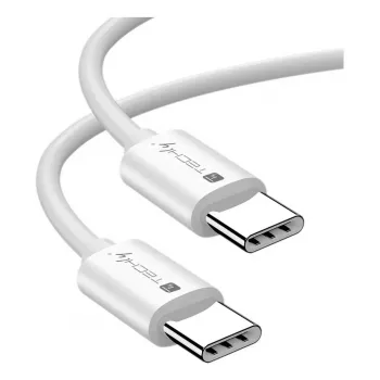 Techly ICOC-MU4-40G240W1 USB kabelis USB4 Gen 3x2 1 m USB C Baltas