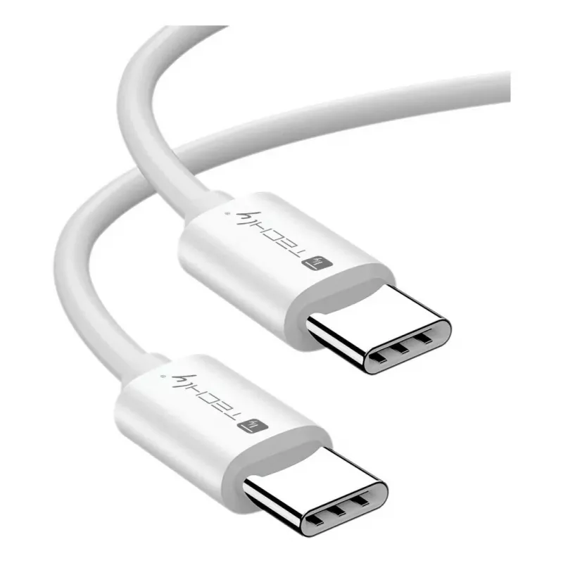 Techly ICOC-MU4-40G240W1 USB kabelis USB4 Gen 3x2 1 m USB C Baltas