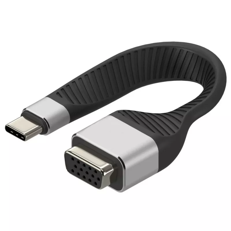 Techly ICOC-USBC-VGA vaizdo kabelio adapteris 0,12 m USB Type-C VGA (D-Sub)