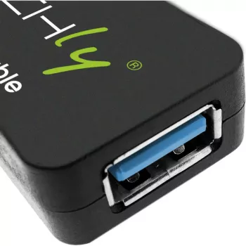 Techly ICUR30100G USB laidas USB 3.2 Gen 1 (3.1 Gen 1) 10 m USB A juodas