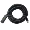 Techly ICUR30100G USB laidas USB 3.2 Gen 1 (3.1 Gen 1) 10 m USB A juodas