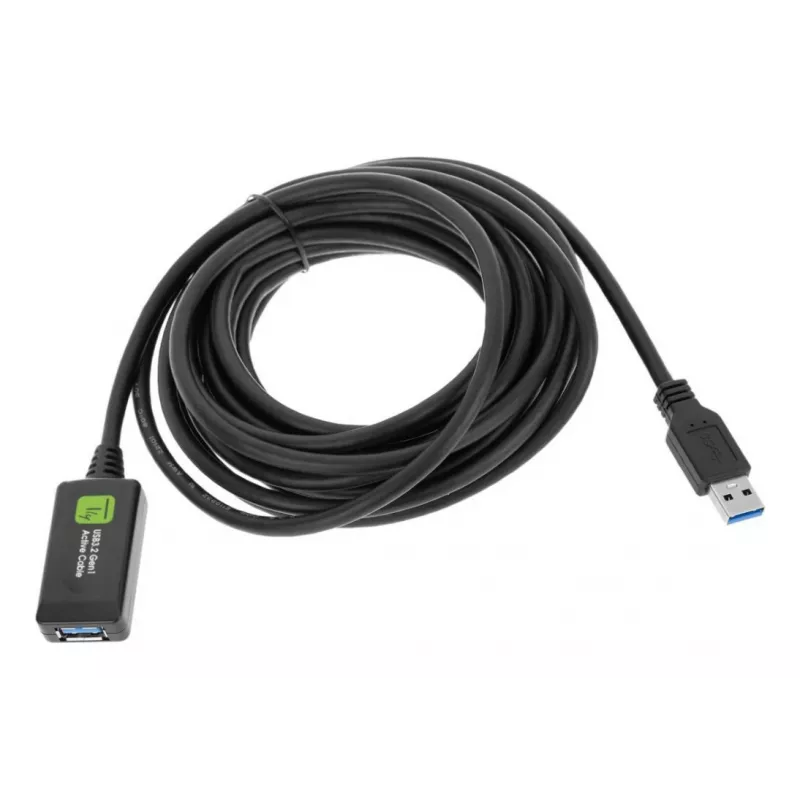 Techly ICUR3050G USB kabelis USB 3.2 Gen 1 (3.1 Gen 1) 5 m USB A juodas