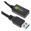 Techly ICUR3050G USB kabelis USB 3.2 Gen 1 (3.1 Gen 1) 5 m USB A juodas
