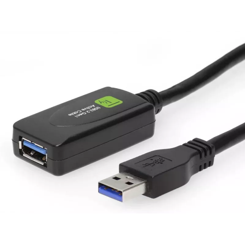 Techly ICUR3050G USB kabelis USB 3.2 Gen 1 (3.1 Gen 1) 5 m USB A juodas