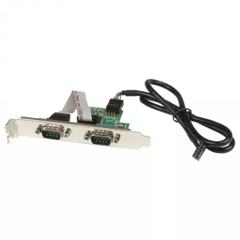 StarTech.com 24 colių vidinė USB pagrindinės plokštės jungtis į 2 prievadų nuoseklųjį RS232 adapterį