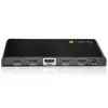 Techly HDMI skirstytuvas 2.0 4K UHD 3D 4 krypčių, HDMI, 4x HDMI, 3840 x 2160 pikselių, Juoda, 4K Ultra HD, 30 m