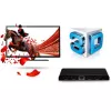 Techly HDMI skirstytuvas 2.0 4K UHD 3D 4 krypčių, HDMI, 4x HDMI, 3840 x 2160 pikselių, Juoda, 4K Ultra HD, 30 m