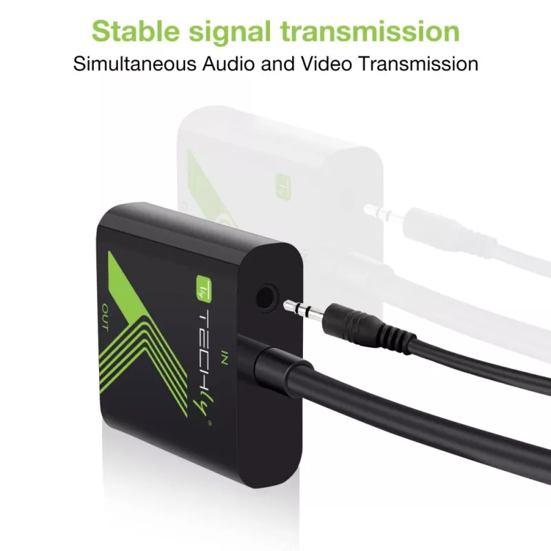 Techly kabelio keitiklio adapteris HDMI į VGA su garsu IDATA HDMI-VGA2A