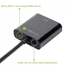 Techly kabelio adapteris konverteris HDMI į VGA su Micro USB ir garsu IDATA HDMI-VGA2AU