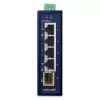 Nevaldomas Gigabit Ethernet komutatorius PLANET IGS-510TF — 4 x 10/100/1000 Mbps, 10 Gbit/s komutavimo pajėgumas, 9–48V DC, tvirtinamas ant sienos