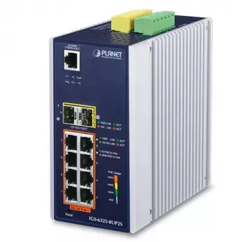 Valdomas L3 komutatorius PLANET IGS-6325-8UP2S 8 prievadų Gigabit Ethernet PoE