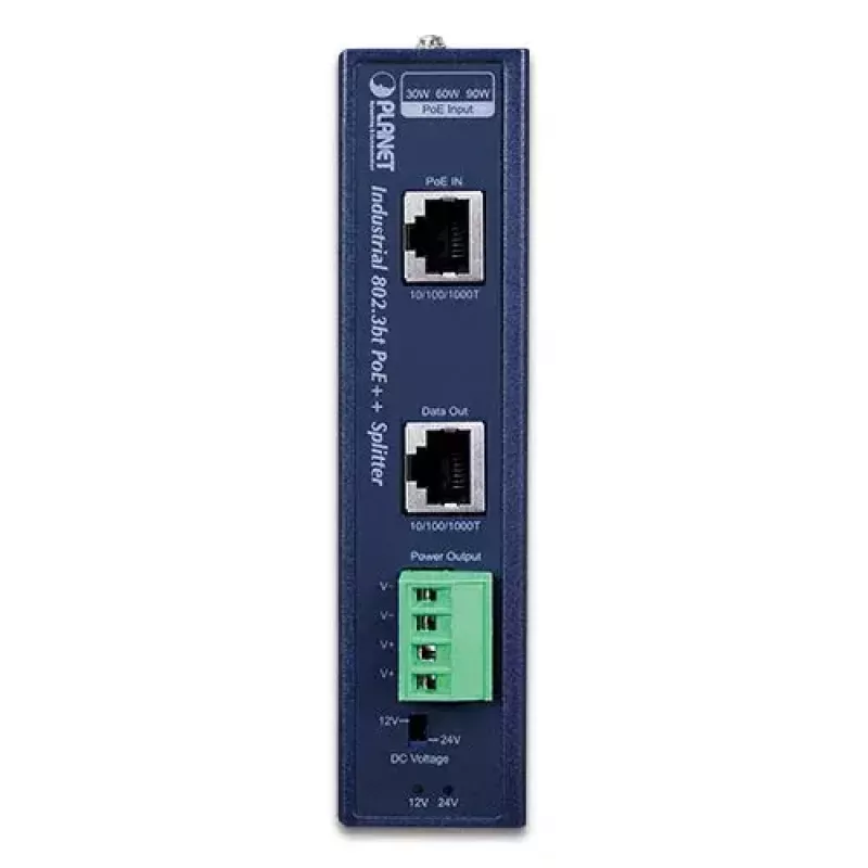 Tinklo skirstytuvas PLANET IPOE-173S Maitinimas per Ethernet PoE