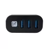 Techly IUSB3-HUB3-ROTB sąsajos šakotuvas USB 3.2 Gen 1 (3.1 Gen 1) Type-A 5000 Mbit/s Juoda