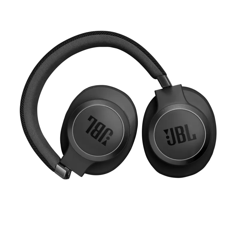 JBL Live 770NC ausinės belaidės galvos juostos skambučiams / muzikai Bluetooth juodos