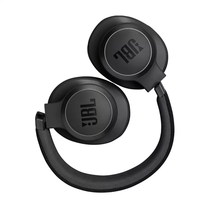 JBL Live 770NC ausinės belaidės galvos juostos skambučiams / muzikai Bluetooth juodos