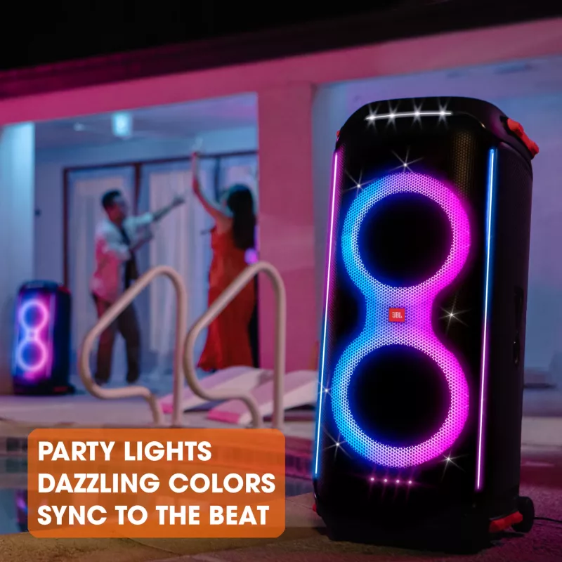 JBL PARTYBOX 710, 6,98 cm (2,75 colio), 7 cm, 20,3 cm (8 coliai), 21,6 cm, 800 W, 35 - 20000 Hz