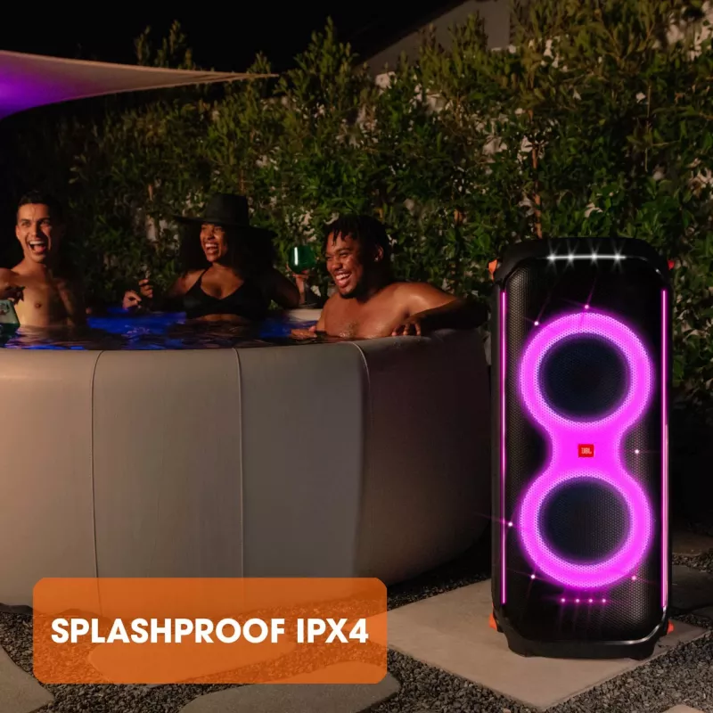 JBL PARTYBOX 710, 6,98 cm (2,75 colio), 7 cm, 20,3 cm (8 coliai), 21,6 cm, 800 W, 35 - 20000 Hz