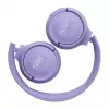 JBL Tune 520BT ausinės belaidės galvos lankelio skambučiams/muzikai USB Type-C Bluetooth violetinės