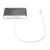 j5create JCA366-N USB-C™ į 4 prievadų HDMI™ kelių monitorių adapteris, sidabrinis