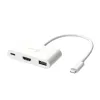 j5create JCA379EW - USB-C® į HDMI™ ir USB™ Type-A su maitinimo tiekimu