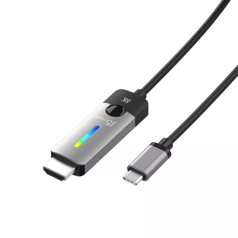 j5create JCC157-N USB-C į HDMI 2.1 8K laidas 1,79 m