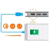 j5create JCD383 USB-C™ 9-in-1 kelių prievadų adapteris, sidabrinis ir baltas