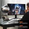 USB-C šakotuvas j5create JCD394 6K HDMI USB 3.2 Gen 2 Pilkai baltas