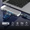USB-C šakotuvas j5create JCD394 6K HDMI USB 3.2 Gen 2 Pilkai baltas