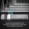 USB-C šakotuvas j5create JCD394 6K HDMI USB 3.2 Gen 2 Pilkai baltas