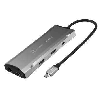 j5create JCD397-N 4K60 Elite USB-C kelių monitorių mini dokas