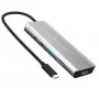USB šakotuvas j5create JCD401 Dual 4K Multi-Port Hub, sidabrinis, laidinis, USB 3.2 Gen 2