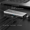 USB šakotuvas j5create JCD401 Dual 4K Multi-Port Hub, sidabrinis, laidinis, USB 3.2 Gen 2