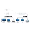 j5create JDA214 VGA į HDMI vaizdo ir garso adapteris baltas 0,176 m
