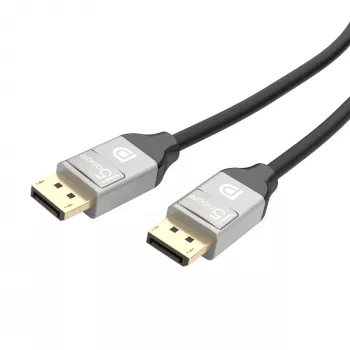 j5create JDC42 4K DisplayPort™ laidas, juoda ir pilka, 1,8 m