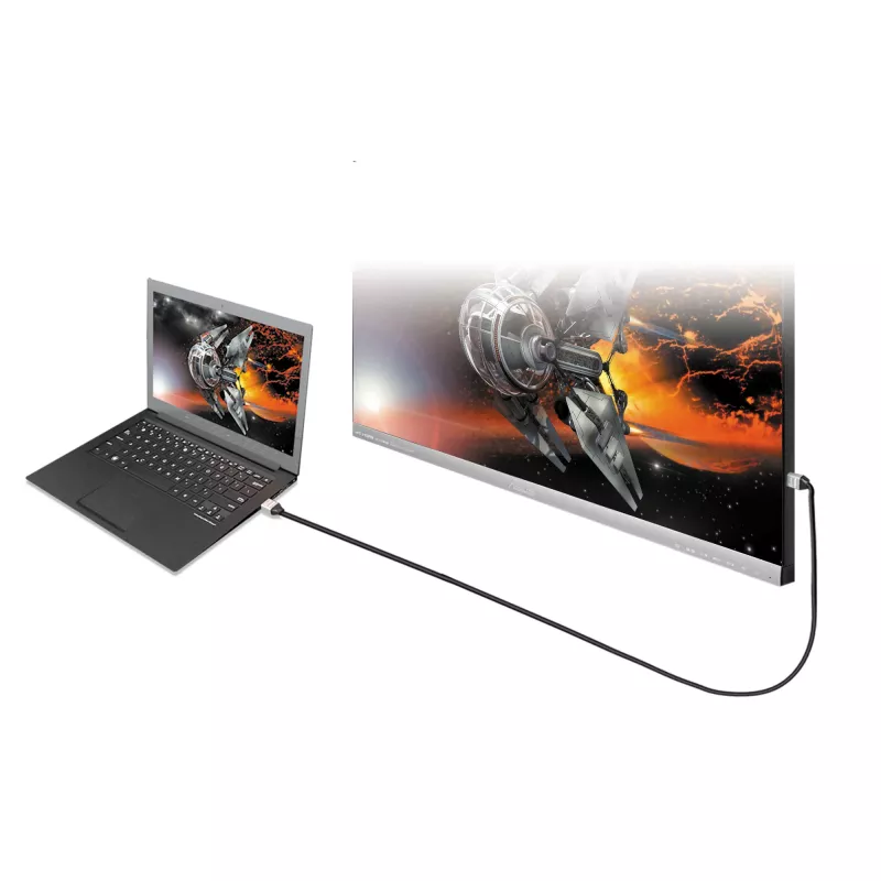 j5create JDC42 4K DisplayPort™ laidas, juoda ir pilka, 1,8 m
