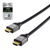 j5create JDC53 itin didelės spartos 8K UHD HDMI™ laidas, juodas ir pilkas, 2 m