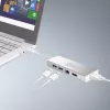 j5create JUD380 USB™ 3.0 Mini Dock, su 1x HDMI prievadu ir 3x USB prievadais, sidabrinė