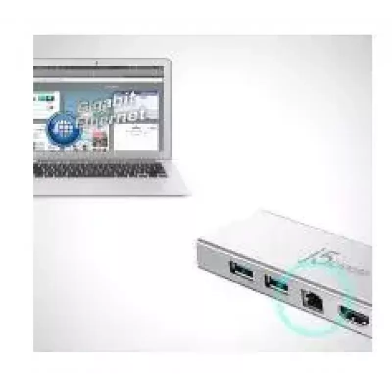 j5create JUD380 USB™ 3.0 Mini Dock, su 1x HDMI prievadu ir 3x USB prievadais, sidabrinė