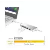 j5create JUD380 USB™ 3.0 Mini Dock, su 1x HDMI prievadu ir 3x USB prievadais, sidabrinė