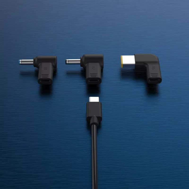 j5create JUP1565DCE3A-EN 67W GaN PD USB-C® Mini įkroviklis su 3 tipų DC jungtimis - EU