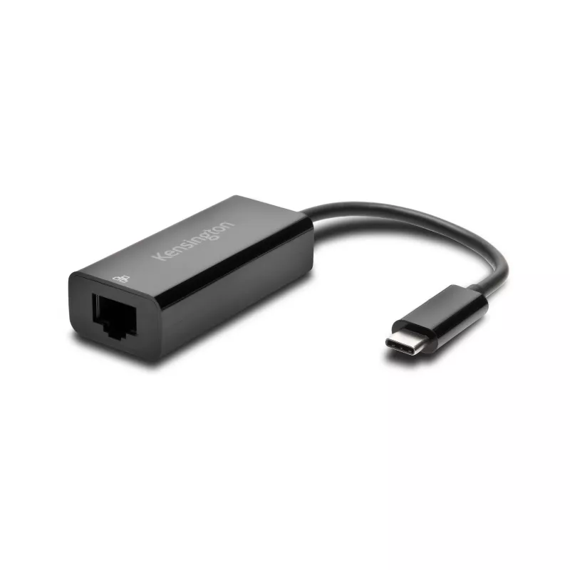 Kensington CA1100E USB-C į Ethernet adapteris, laidinis, USB Type-C, Ethernet, 1000 Mbit/s, juoda