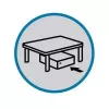 Kensington SmartFit Monitor Stand ekranams iki 21 colio - juoda