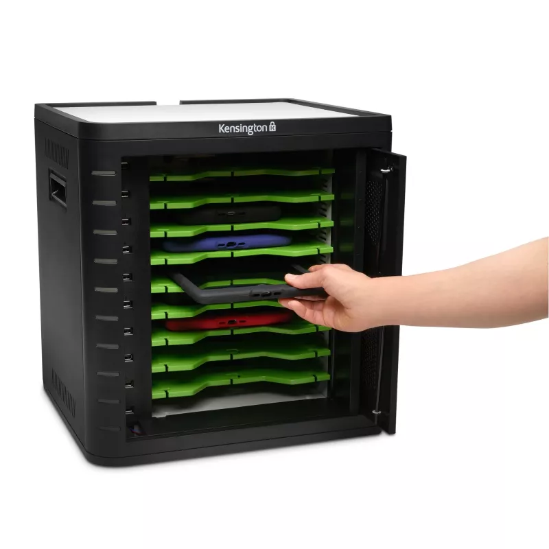 Kensington Charge & Sync Cabinet, Universal Tablet — Juoda