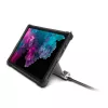 Kensington raktinė kabelinė spyna, skirta Surface Pro ir Surface Go, 1,8 m, Kensington, Raktas, Anglinis plienas, Juoda, Sidabrinė