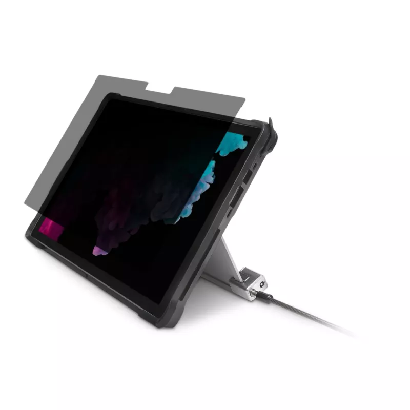 Kensington raktinė kabelinė spyna, skirta Surface Pro ir Surface Go, 1,8 m, Kensington, Raktas, Anglinis plienas, Juoda, Sidabrinė