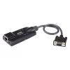 ATEN KA7140 KVM laidas juodas