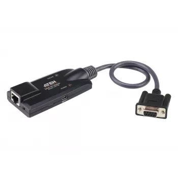 ATEN KA7140 KVM laidas juodas