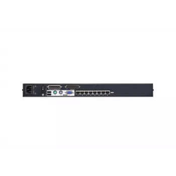 ATEN 8 prievadų Cat 5e/6 KVM komutatorius, 1920 x 1200 pikselių, Ethernet LAN, WUXGA, 5,1 W, juodas