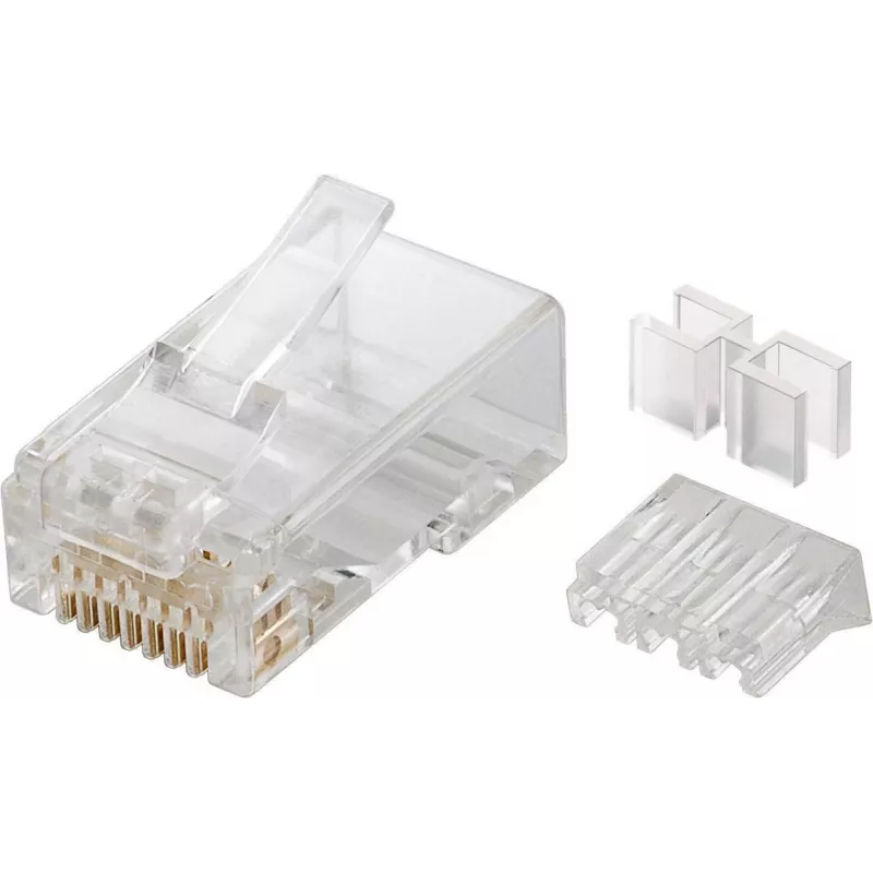Microconnect KON505-10 laidų jungtis RJ45 permatoma