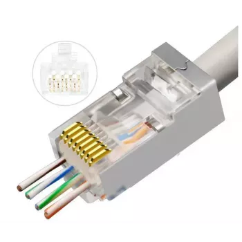 Microconnect KON512-50EZ laido jungtis RJ45 sidabrinė